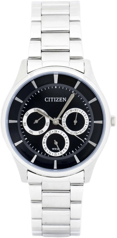 Citizen,Quartz 39mm,39mm,Stainless Steel,Black,Quartz,AG8351,AG8351-51E