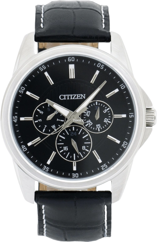 Citizen,Quartz 42mm,42mm,Stainless Steel,Black,Quartz,AG8340,AG8340-07E