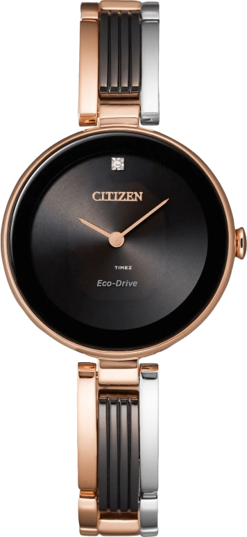 Citizen,Other 28mm,28mm,Stainless Steel,Black,Quartz,In-house Caliber,Sapphire,Crystal Glass,EX1536,EX1536-55E