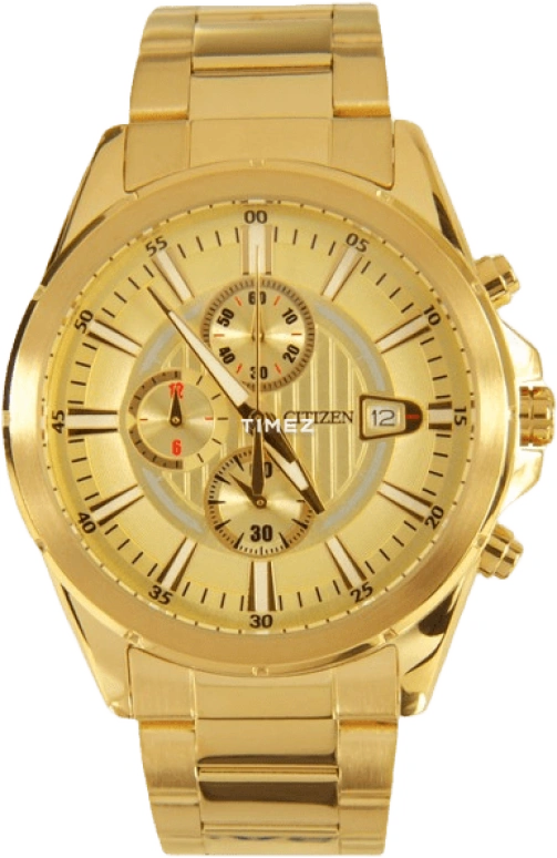 Citizen,Quartz 43mm,43mm,Stainless Steel,Gold,Quartz,AN3562,AN3562-56P