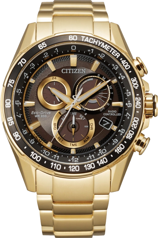Citizen,Other 43mm,43mm,Stainless Steel,Black,Quartz,CB5912,CB5912-50E