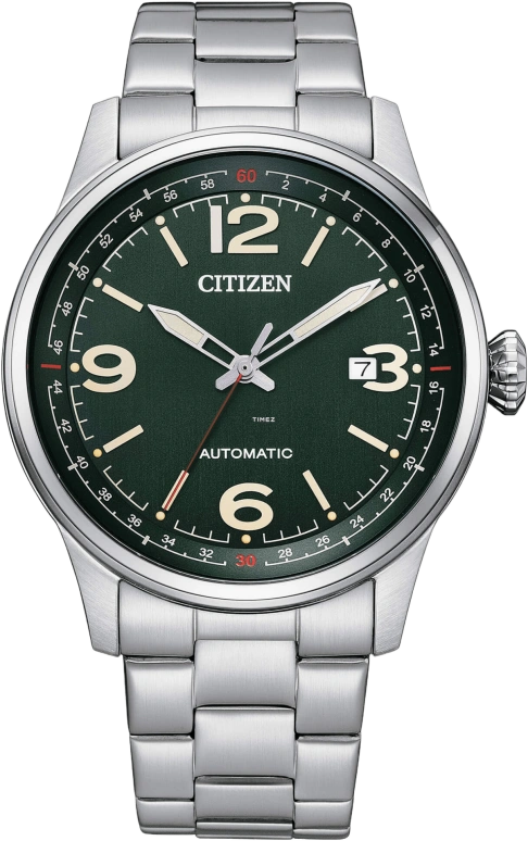 Citizen,Other 42mm,42mm,Stainless Steel,Green,Handwound,NJ0160,NJ0160-87X