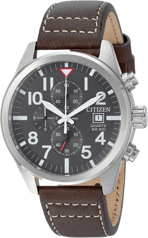 Citizen,Quartz 43mm,43mm,Stainless Steel,Black,Quartz,AN3620,AN3620-01H