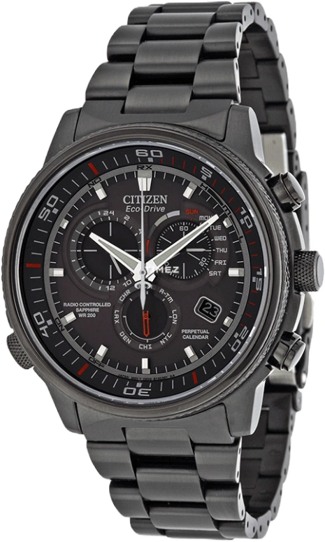 Citizen,Quartz 44mm,44mm,Stainless Steel,Grey,Quartz,AT4117,AT4117-56H