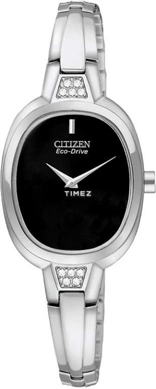 Citizen,Eco-Drive 23mm,23mm,Stainless Steel,Black,Quartz,EX1140,EX1140-56E