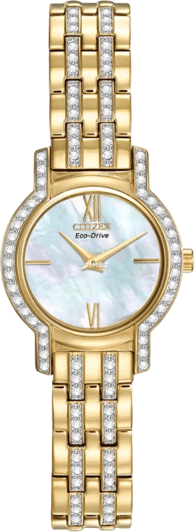 Citizen,Eco-Drive 22mm,22mm,Stainless Steel,White,Quartz,Sapphire,Crystal Glass,Round,EX1242,EX1242-56D