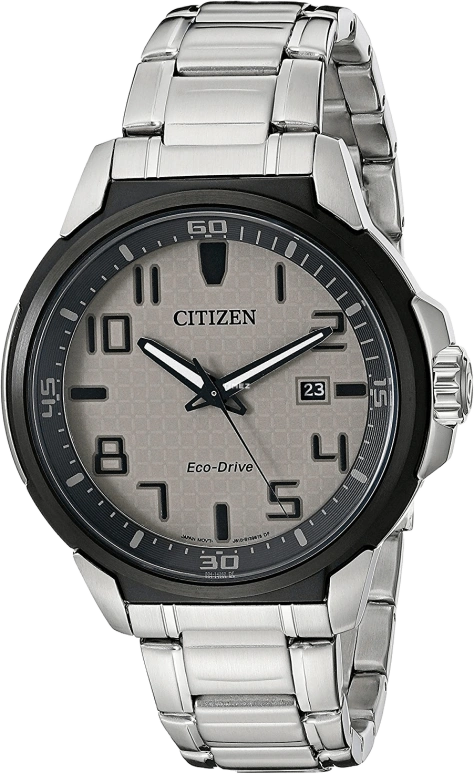 Citizen,Quartz 43mm,43mm,Stainless Steel,Grey,Quartz,AW1461,AW1461-58H