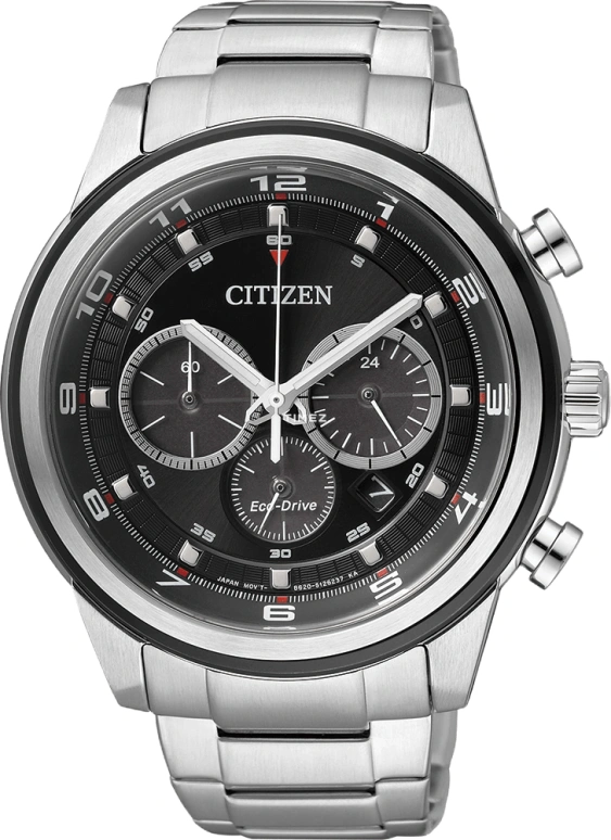 Citizen,Eco-Drive 44mm,44mm,Stainless Steel,Black,Crystal Glass,CA4034,CA4034-50E