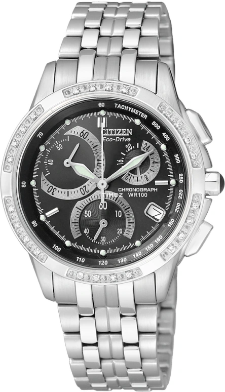 Citizen,Quartz 32mm,32mm,Stainless Steel,Black,Sapphire,Crystal Glass,Setting,Diamonds,FB1095,FB1095-53E