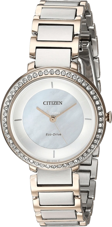 Citizen,Other 30mm,30mm,Stainless Steel,White,Quartz,EM0483,EM0483-89D