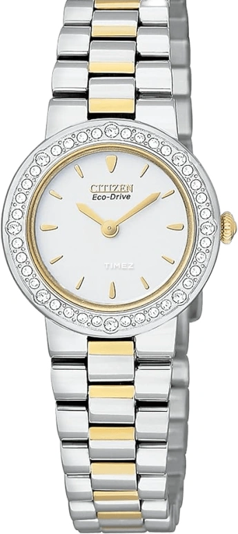 Citizen,Eco-Drive 22mm,22mm,Stainless Steel,White,Quartz,Sapphire,Crystal Glass,Round,EW9824,EW9824-53A