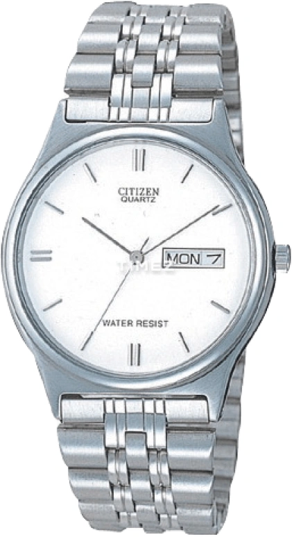 Citizen,Quartz 34mm,34mm,Stainless Steel,White,Hardlex,Crystal Glass,AJ0520,AJ0520-58AB