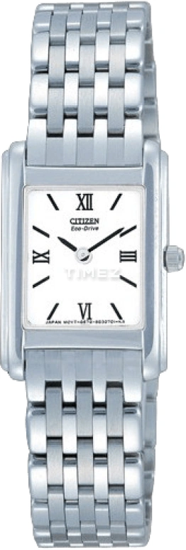 Citizen,Eco-Drive 20mm,20mm,Stainless Steel,White,Quartz,In-house Caliber,Sapphire,Crystal Glass,EG3010,EG3010-69A