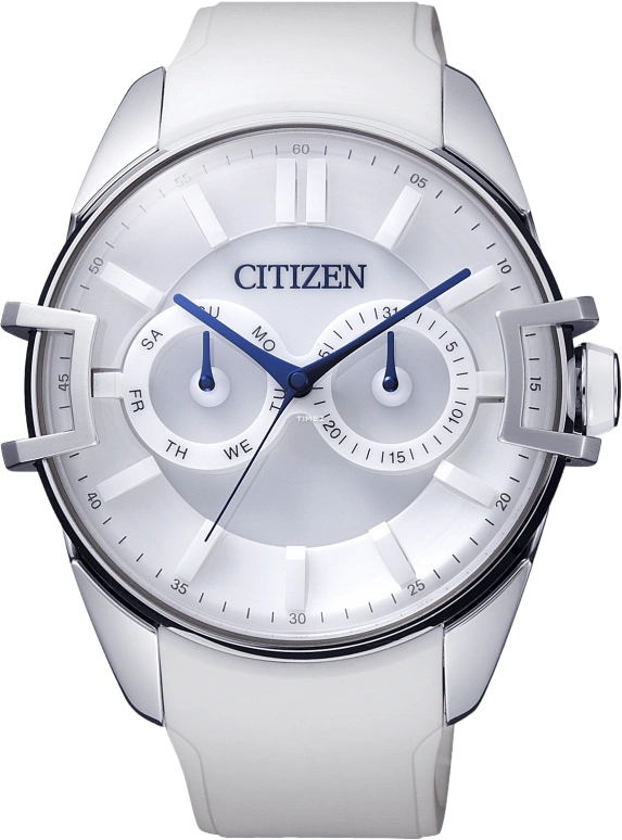Citizen,Eco-Drive 43mm,43mm,Stainless Steel,White,Sapphire,Crystal Glass,Closed,AO9010,AO9010-02A