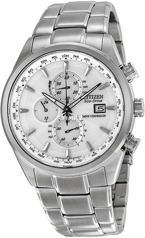 Citizen,Eco-Drive 43mm,43mm,Stainless Steel,White,Quartz,AT8010,AT8010-58B