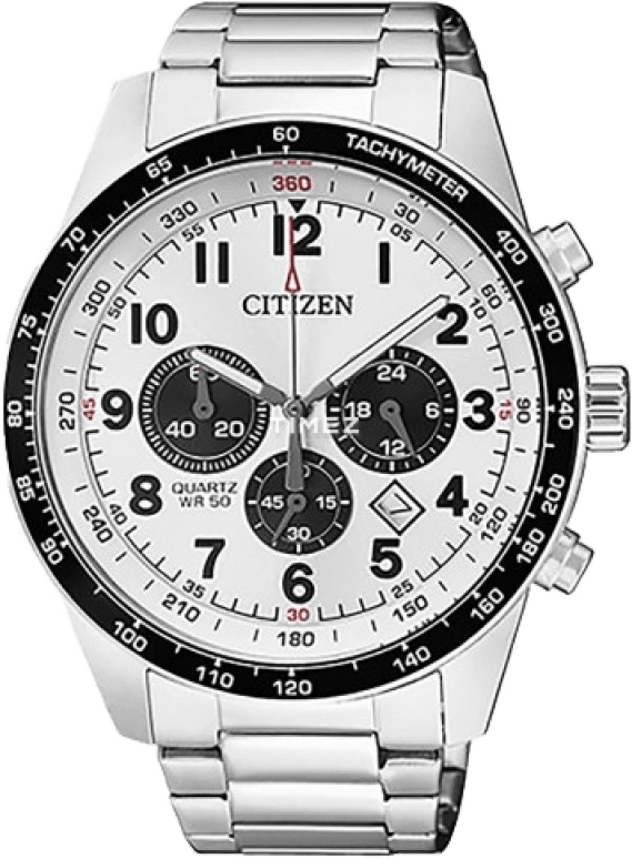 Citizen,Quartz 44mm,44mm,Stainless Steel,White,Quartz,AN8160,AN8160-52A