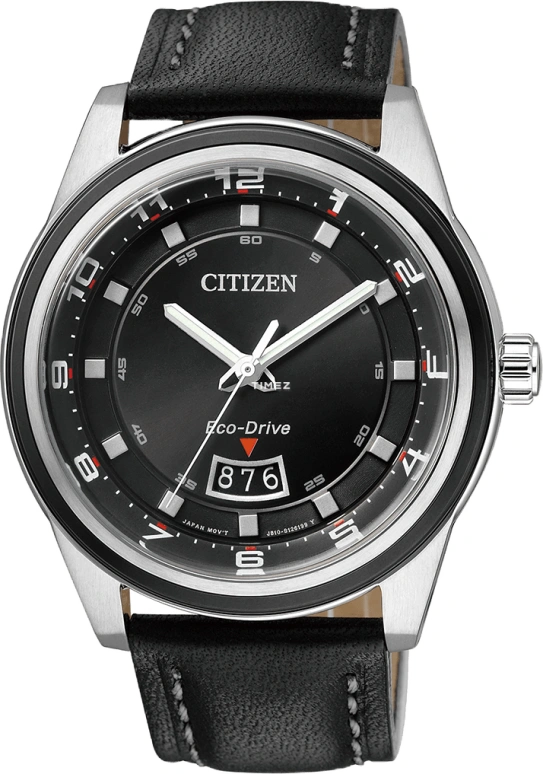 Citizen,Eco-Drive 43mm,43mm,Stainless Steel,Black,Crystal Glass,AW1274,AW1274-04E