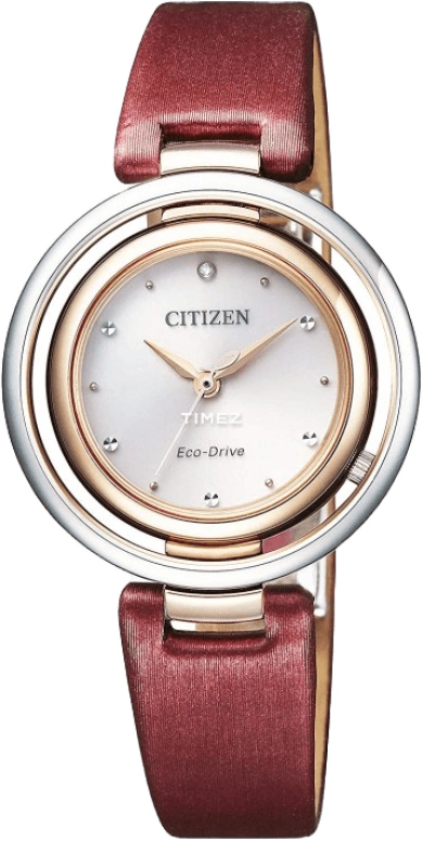 Citizen,Quartz 30.50mm,30.50mm,Stainless Steel,White,Silver,Quartz,EM0669,EM0669-21X