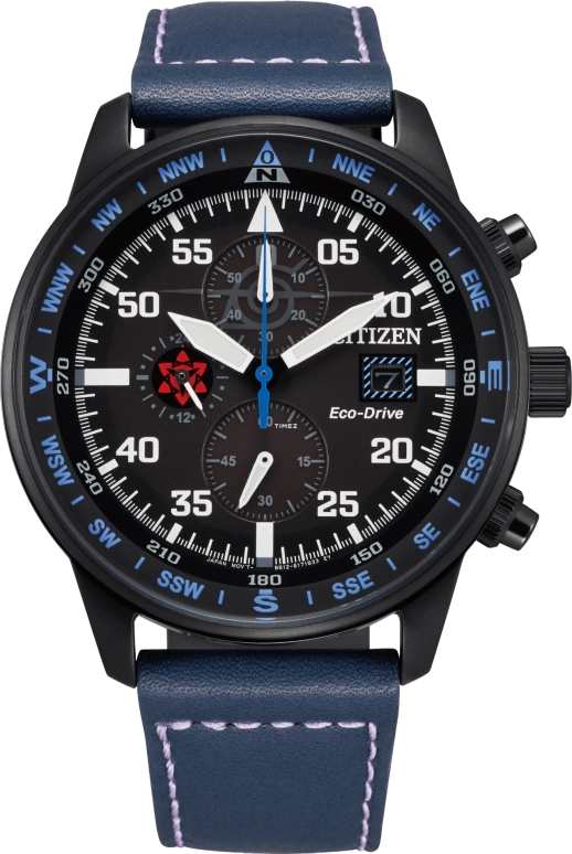 Citizen,Eco-Drive 44mm,44mm,Stainless Steel,Black,Quartz,In-house Caliber,Sapphire,Crystal Glass,CA0697,CA0697-11E