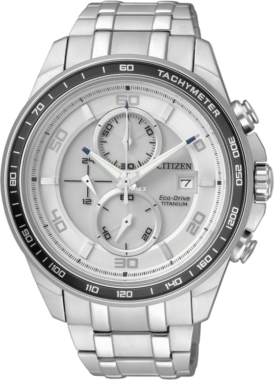 Citizen,Other 43mm,43mm,Titanium,Silver,Quartz,CA0340,CA0340-55A