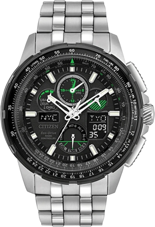 Citizen,Other 47mm,47mm,Stainless Steel,Black,Quartz,JY8051,JY8051-59E