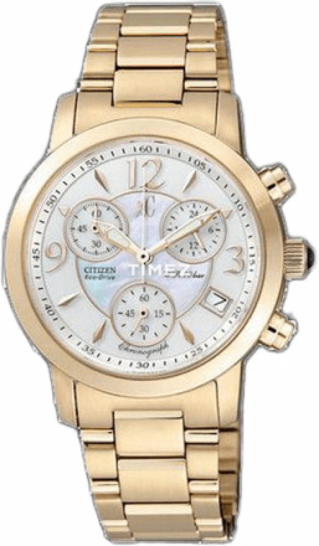 Citizen,Eco-Drive 32mm,32mm,Stainless Steel,Rose Gold,Silver White,Crystal Glass,Rose Gold,FB1012,FB1012-51D