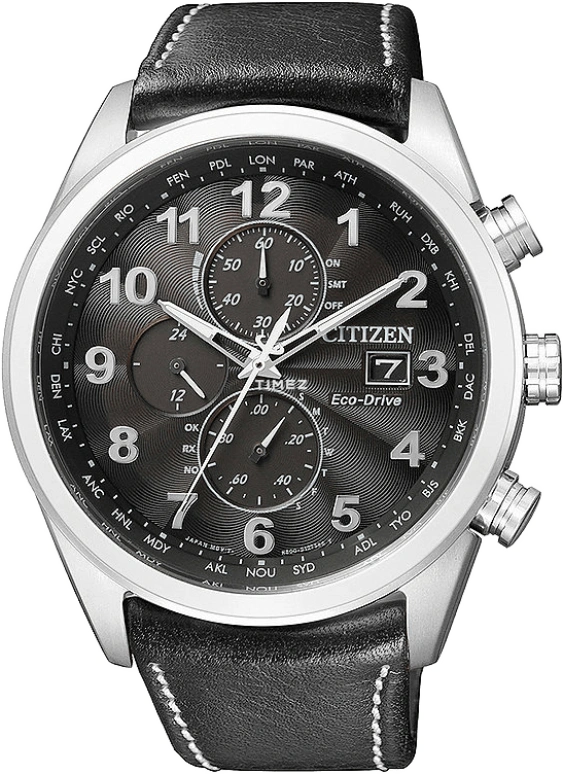 Citizen,Eco-Drive 43mm,43mm,Stainless Steel,Black,Quartz,AT8011,AT8011-04E