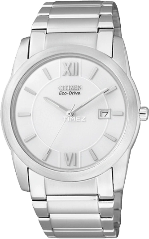 Citizen,Eco-Drive 38mm,38mm,Stainless Steel,White,Quartz,BM6500,BM6500-56A
