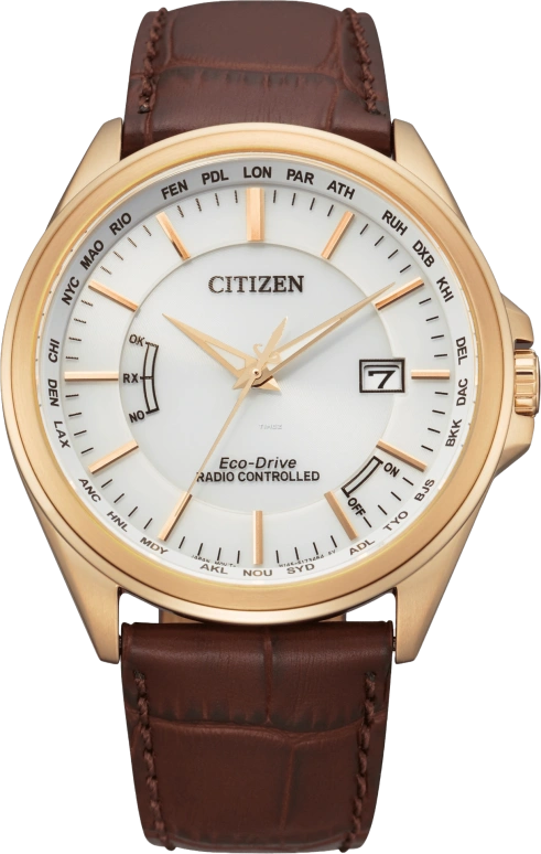 Citizen,Eco-Drive 43mm,43mm,Stainless Steel,White,Quartz,In-house Caliber,Sapphire,CB0253,CB0253-19A