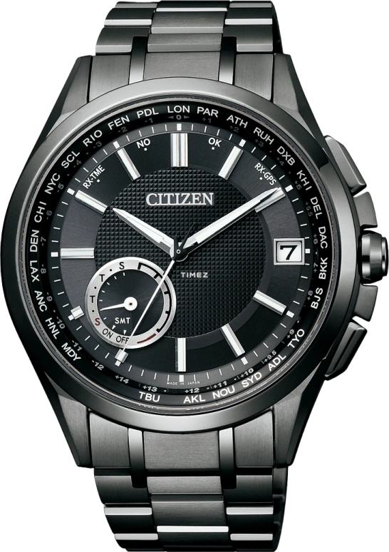 Citizen,Eco-Drive 44.50mm,44.50mm,Titanium,Black,Quartz,In-house Caliber,Sapphire,CC3015,CC3015-57E