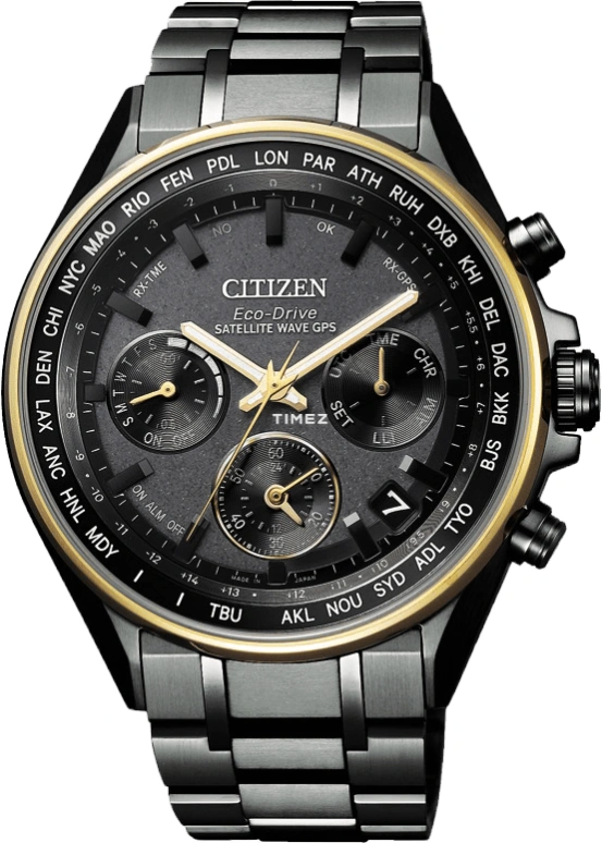 Citizen,Eco-Drive 45mm,45mm,Titanium,Black,Quartz,In-house Caliber,Sapphire,Crystal Glass,CC4004,CC4004-58F