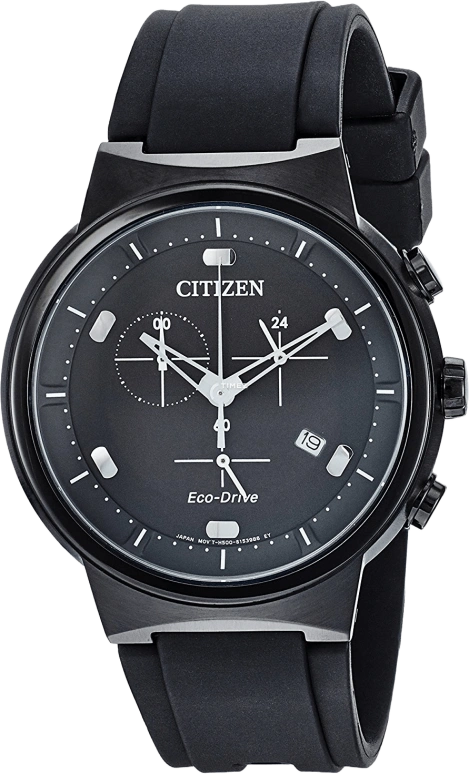 Citizen,Other 41mm,41mm,Stainless Steel,Black,Quartz,AT2405,AT2405-01E