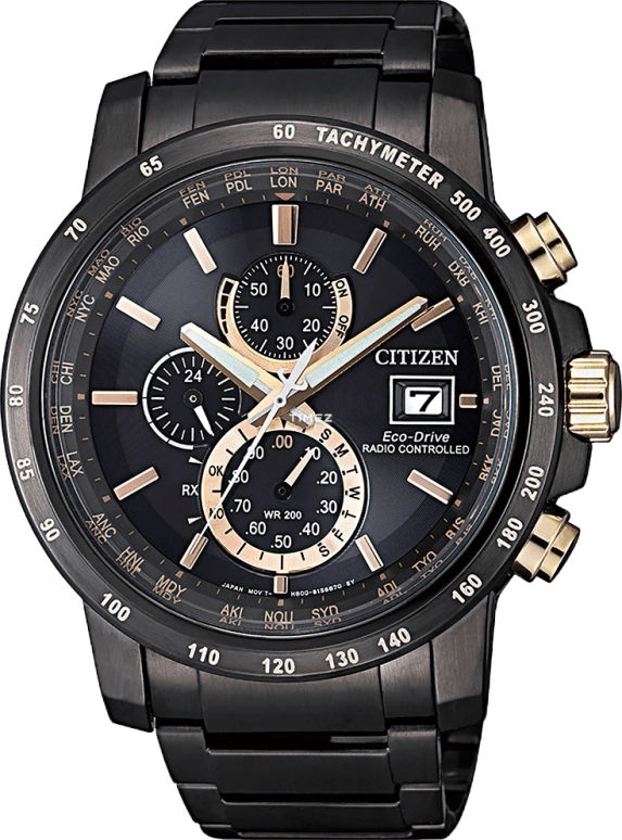 Citizen,Eco-Drive 43mm,43mm,Stainless Steel,Quartz,In-house Caliber,Sapphire,Crystal Glass,AT8127,AT8127-85F