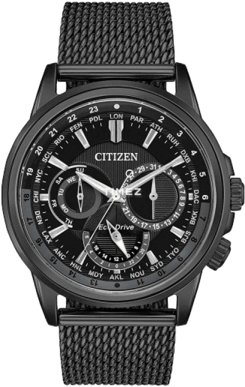 Citizen,Eco-Drive 44mm,44mm,Stainless Steel,Black,Quartz,BU2025,BU2025-76E