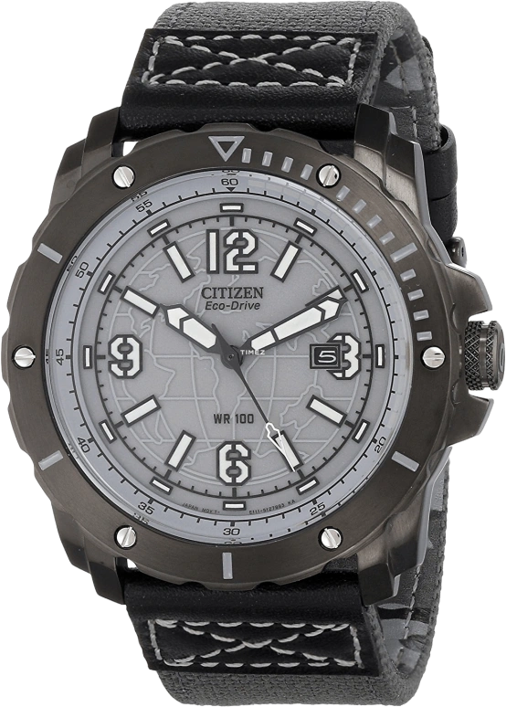 Citizen,Quartz 46mm,46mm,Stainless Steel,Grey,Quartz,BM7276,BM7276-01H