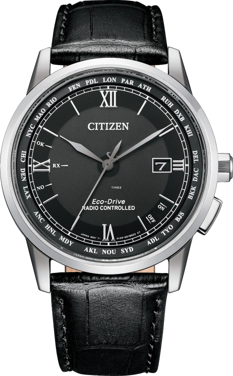 Citizen,Eco-Drive 43mm,43mm,Stainless Steel,Black,Quartz,In-house Caliber,Sapphire,CB0151,CB0151-19E