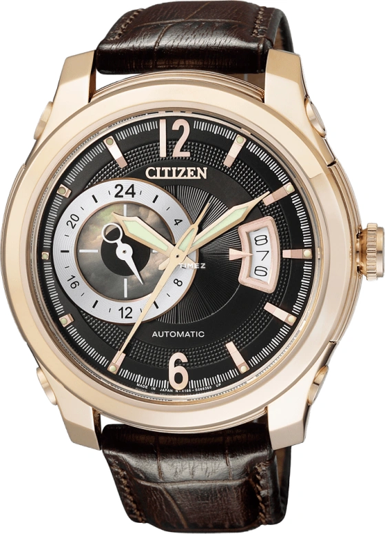 Citizen,Other 43mm,43mm,Stainless Steel,Black,Handwound,In-house Caliber,Sapphire,Crystal Glass,NP3013,NP3013-01E