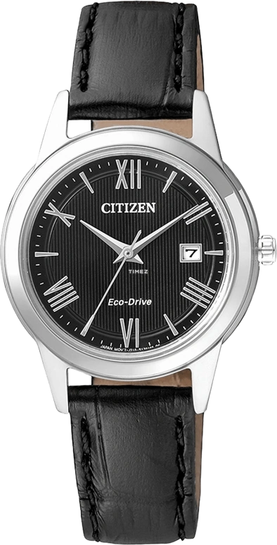 Citizen,Eco-Drive 29mm,29mm,Stainless Steel,Black,Crystal Glass,Closed,FE1081,FE1081-08E