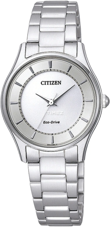 Citizen,Eco-Drive 28mm,28mm,Stainless Steel,Silver White,Quartz,In-house Caliber,Sapphire,Crystal Glass,EM0401,EM0401-59A