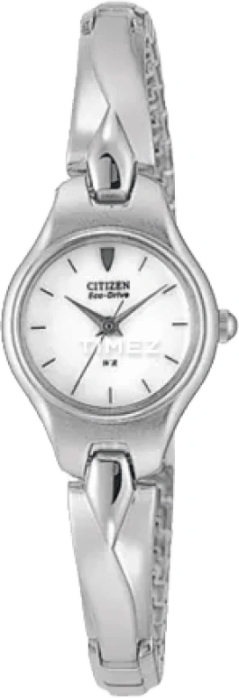 Citizen,Other 19mm,19mm,Stainless Steel,White,Quartz,In-house Caliber,Crystal Glass,Sapphire,EW5100,EW5100-55A
