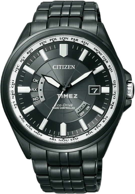 Citizen,Eco-Drive 44mm,44mm,Stainless Steel,Black,Quartz,CB0014,CB0014-52E