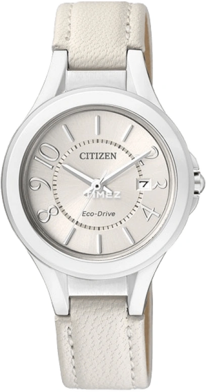 Citizen,Eco-Drive 30mm,30mm,Stainless Steel,Silver White,Sapphire,Crystal Glass,FE1020,FE1020-02W