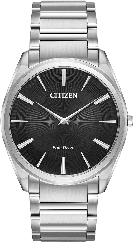 Citizen,Quartz 38mm,38mm,Stainless Steel,Black,In-house Caliber,Sapphire,Crystal Glass,AR3070,AR3070-55E