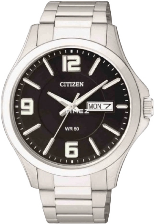 Citizen,Quartz 42mm,42mm,Stainless Steel,Black,Quartz,BF2001,BF2001-55E