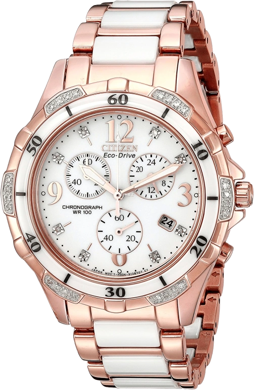 Citizen,Eco-Drive 40mm,40mm,Stainless Steel,White,Quartz,FB1233,FB1233-51A