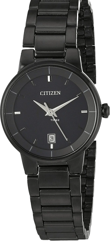 Citizen,Quartz 27mm,27mm,Stainless Steel,Black,Quartz,EU6017,EU6017-54E