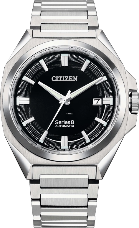 Citizen,Other 40mm,40mm,Stainless Steel,Black,In-house Caliber,Sapphire,Crystal Glass,NB6010,NB6010-81E