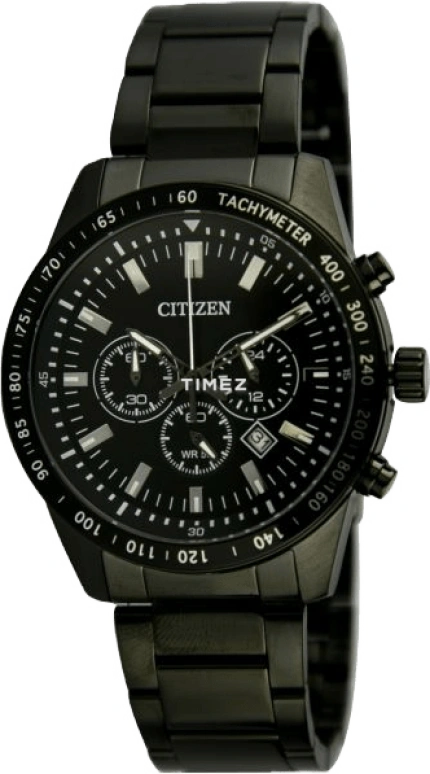 Citizen,Quartz 44mm,44mm,Stainless Steel,Black,Quartz,AN8075,AN8075-50E