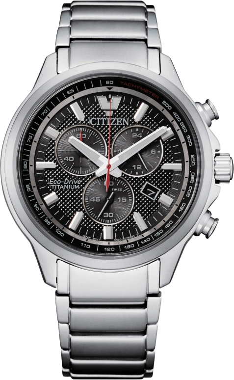 Citizen,Eco-Drive 42mm,42mm,Titanium,Black,Quartz,AT2470,AT2470-85E