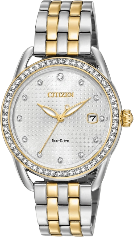 Citizen,Other 37mm,37mm,Stainless Steel,Silver,Quartz,FE6114,FE6114-54A